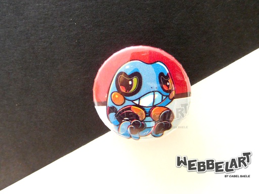 Button - Croagunk - 38mm Badge - #453