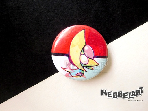 Button - Cresselia - 38mm Badge - #488