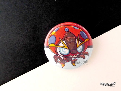 Button - Orbeetle - 38mm Badge - #826