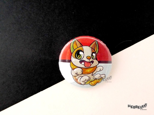 Button - Yamper - 38mm Badge - #835
