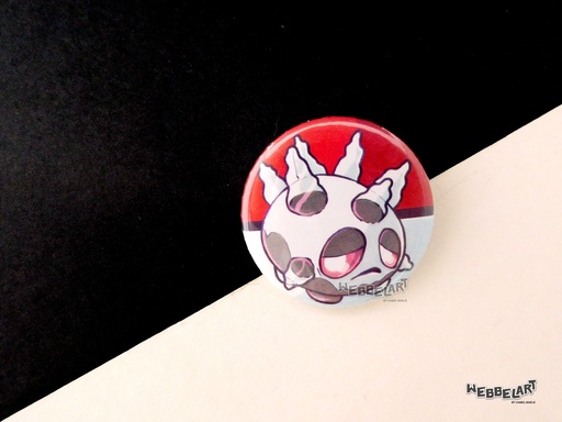 Button - Corsola Galarian - 38mm Badge - #222