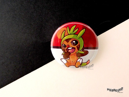 Button - Chespin - 38mm Badge - #650
