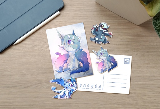 Postcard - Ice Dragon - Limited Edition