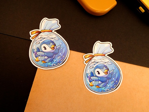 Piplup - Pokemon Starter - Generation 4 - Sticker