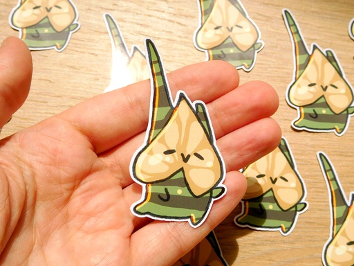 Zelda - Korok sticker - Yellow Leaf