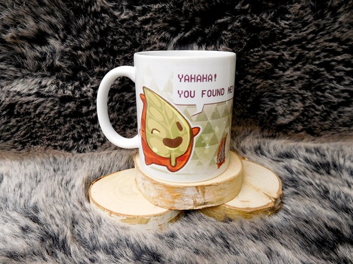 zelda fanart mug - Yahaha you found me - Korok - Webbelart