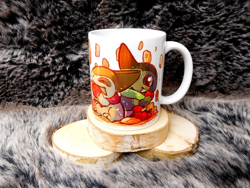 Axew Pokemon fanart mug- Webbelart