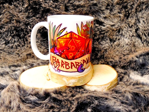 Barbarian - RPG Collection - DND mug - Webbelart