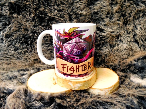 Fighter - RPG Collection - DND mug - Webbelart